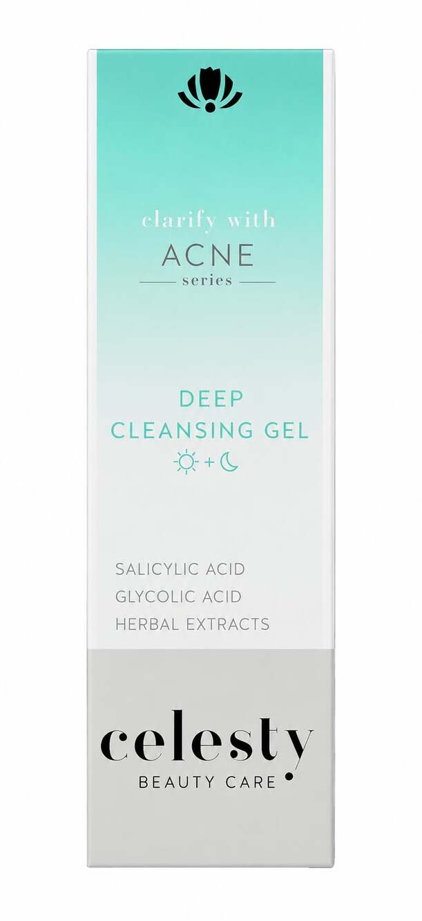 Celesty Clarify With Acne Series Deep Cleansing Gel – 4.05 fl oz / 120 mL
